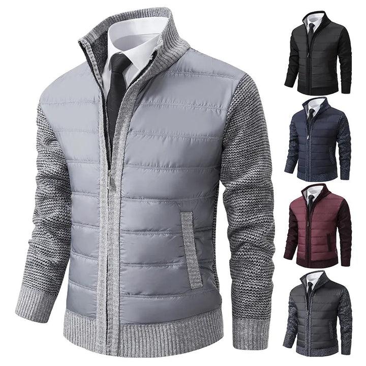 Stylish Knit and Puffer Jacket for Men