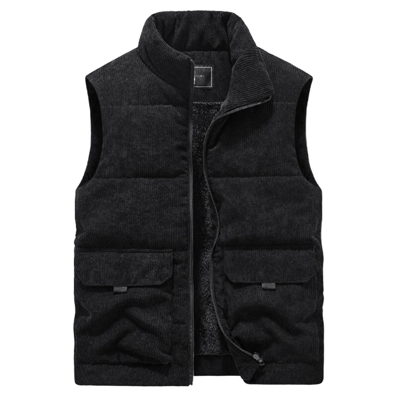 Corduroy Winter Vest for Men