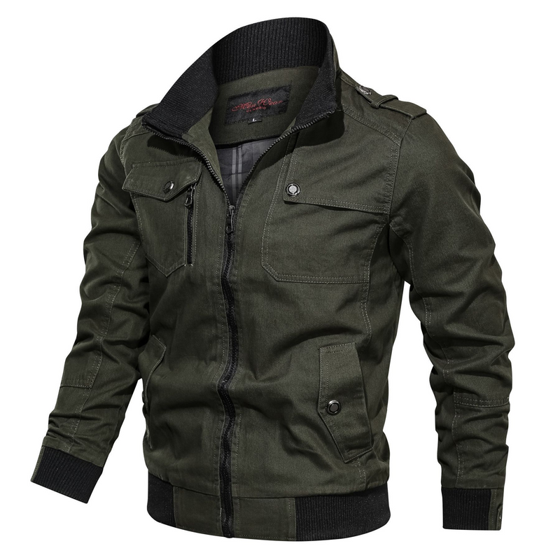 Casual Cargo Winter Jacket for Men