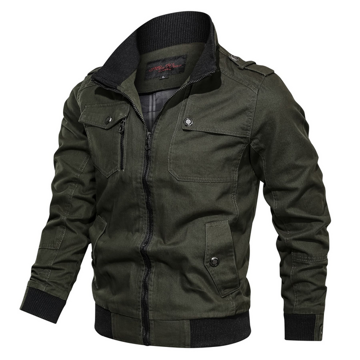 Casual Cargo Winter Jacket for Men