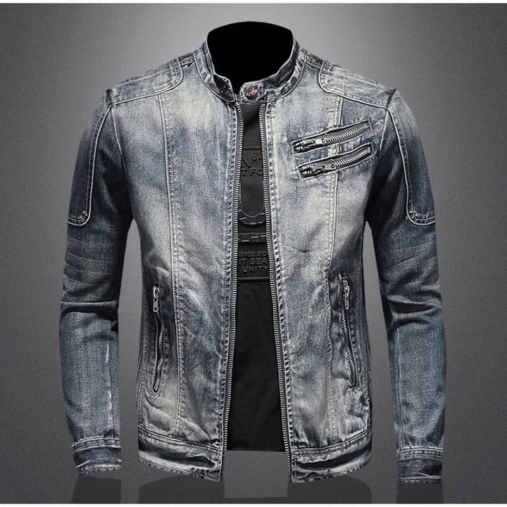 Casual Denim Winter Jacket for Men