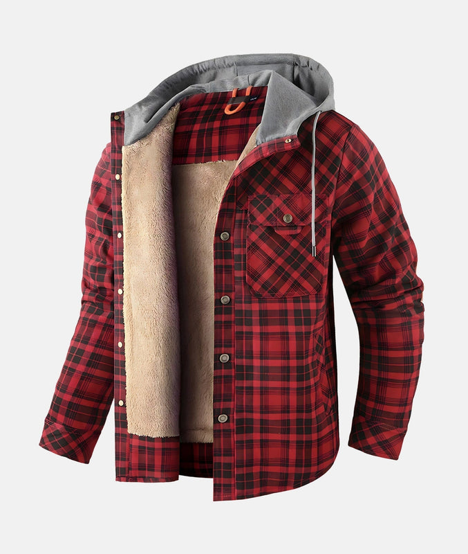 Plaid Flannel Jacket for Men