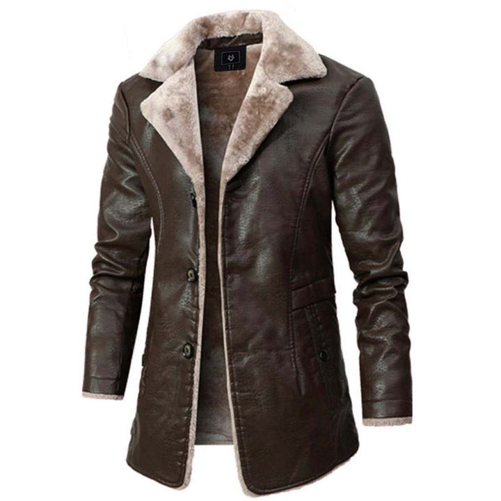 Stylish Faux Fur Winter Coat for Men