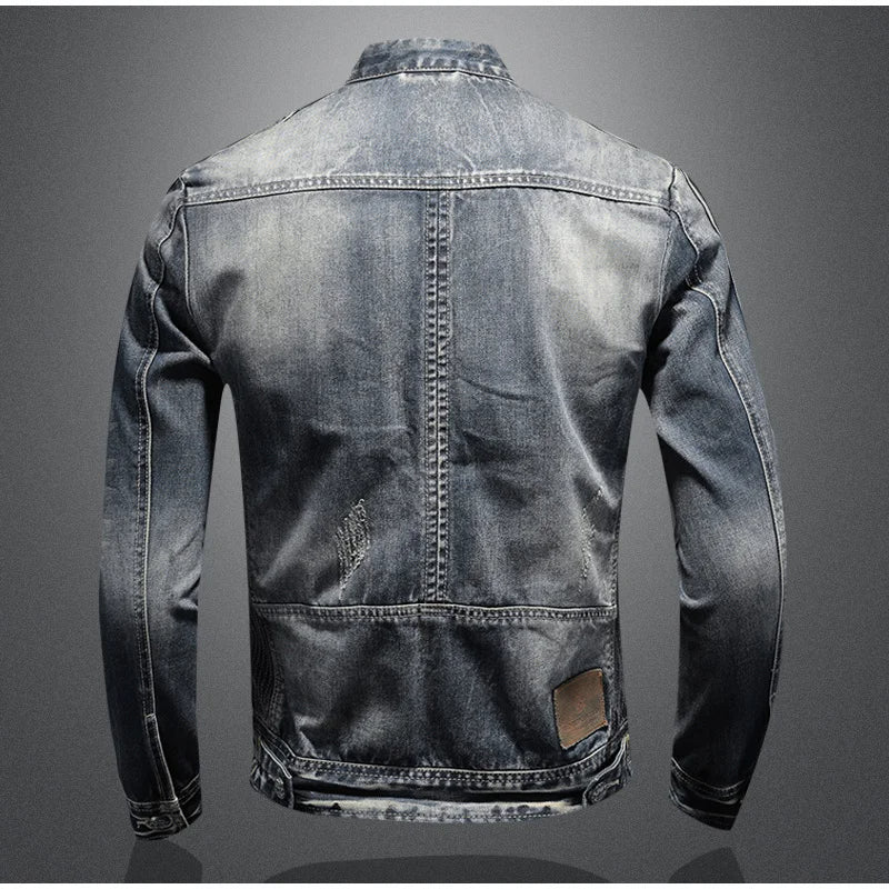 Casual Denim Winter Jacket for Men