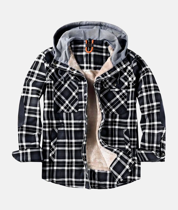 Plaid Flannel Jacket for Men