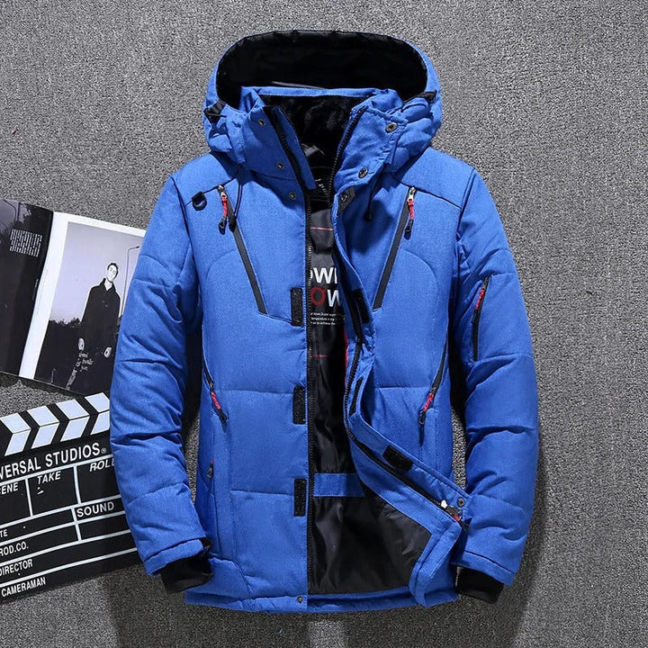 Warm Winter Jacket with Hood for Men