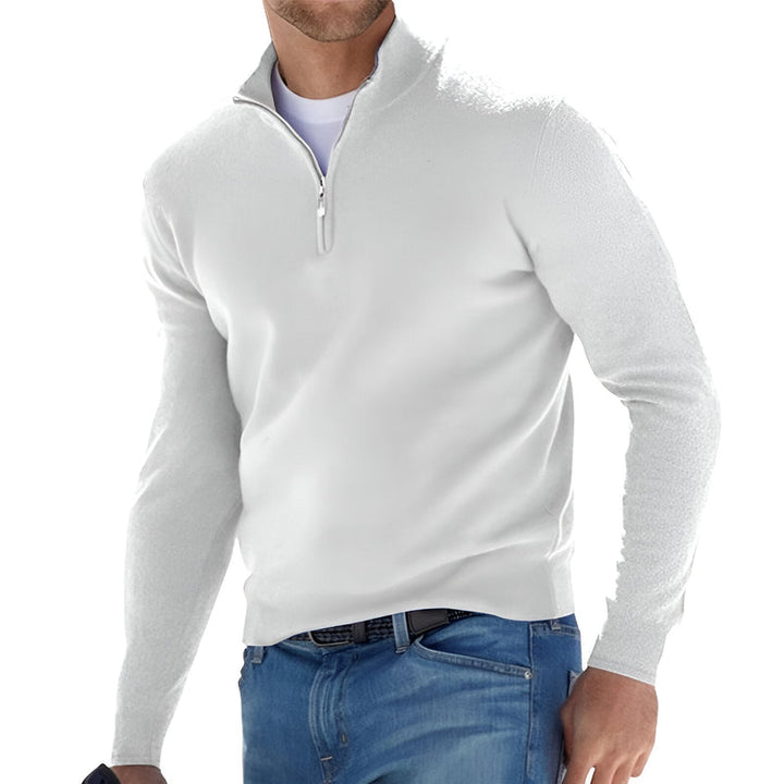 Knit Half-Zip Sweater for Men
