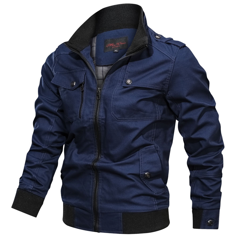Casual Cargo Winter Jacket for Men