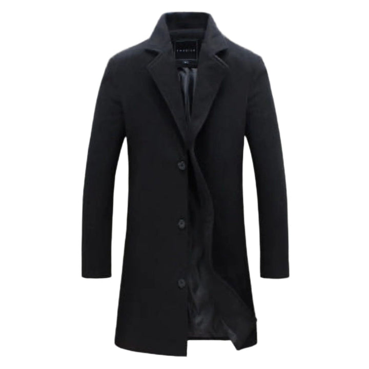 Classic Stand-Collar Coat for Men