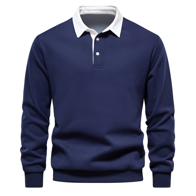 Long Sleeve Polo Shirt for Men