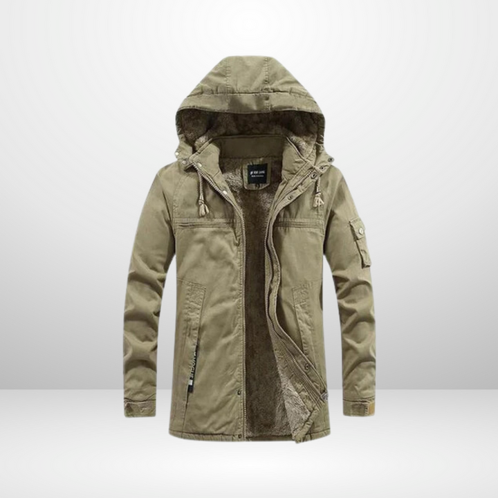 Stylish Winter Jacket with Hood for Men