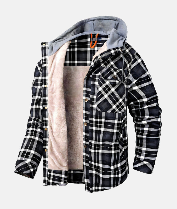 Plaid Flannel Jacket for Men