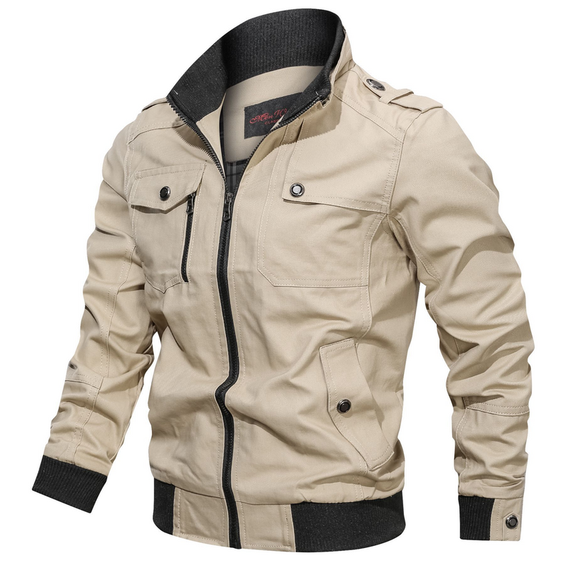 Casual Cargo Winter Jacket for Men