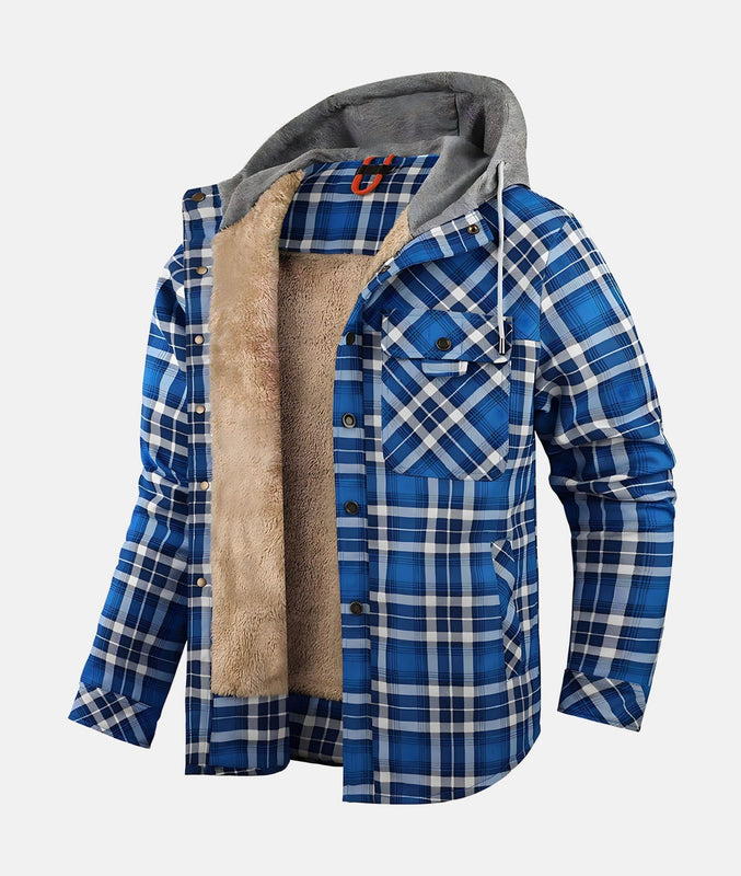 Plaid Flannel Jacket for Men