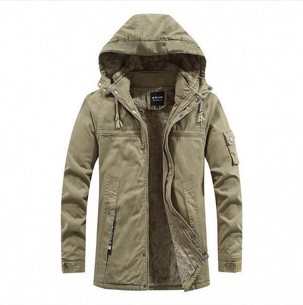 Stylish Winter Jacket with Hood for Men