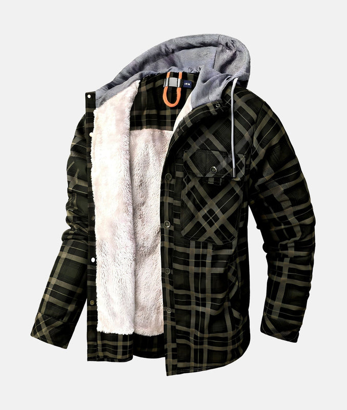 Plaid Flannel Jacket for Men