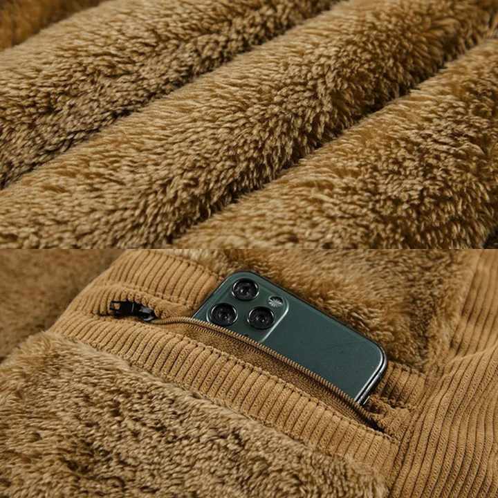 Corduroy Winter Vest for Men