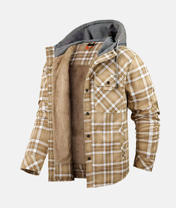 Plaid Flannel Jacket for Men