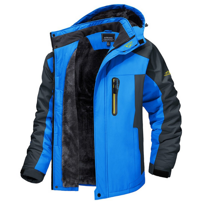 Winter Jacket for Men | Hooded Coat with Zippers